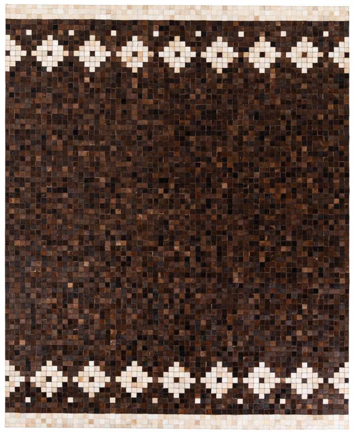 8' 1 x 9' 11 Cowhide Stocks Rug