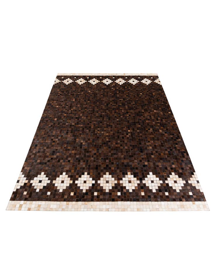 Detail image of 8' 1 x 10' Cowhide Stocks Rug
