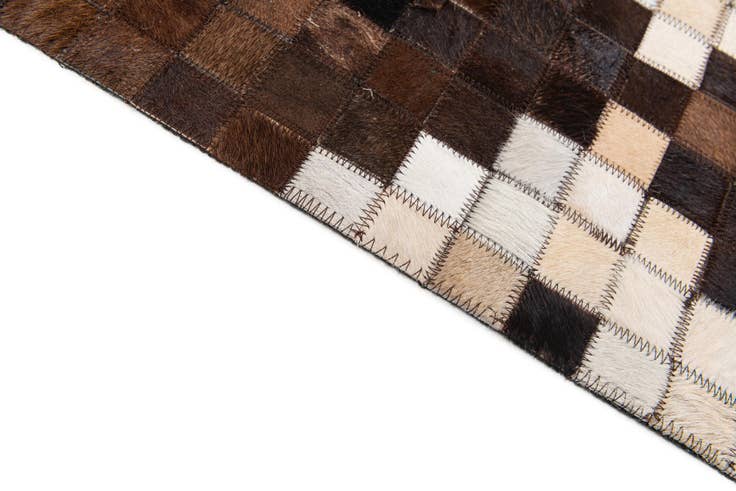 Detail image of 8' 1 x 10' Cowhide Stocks Rug