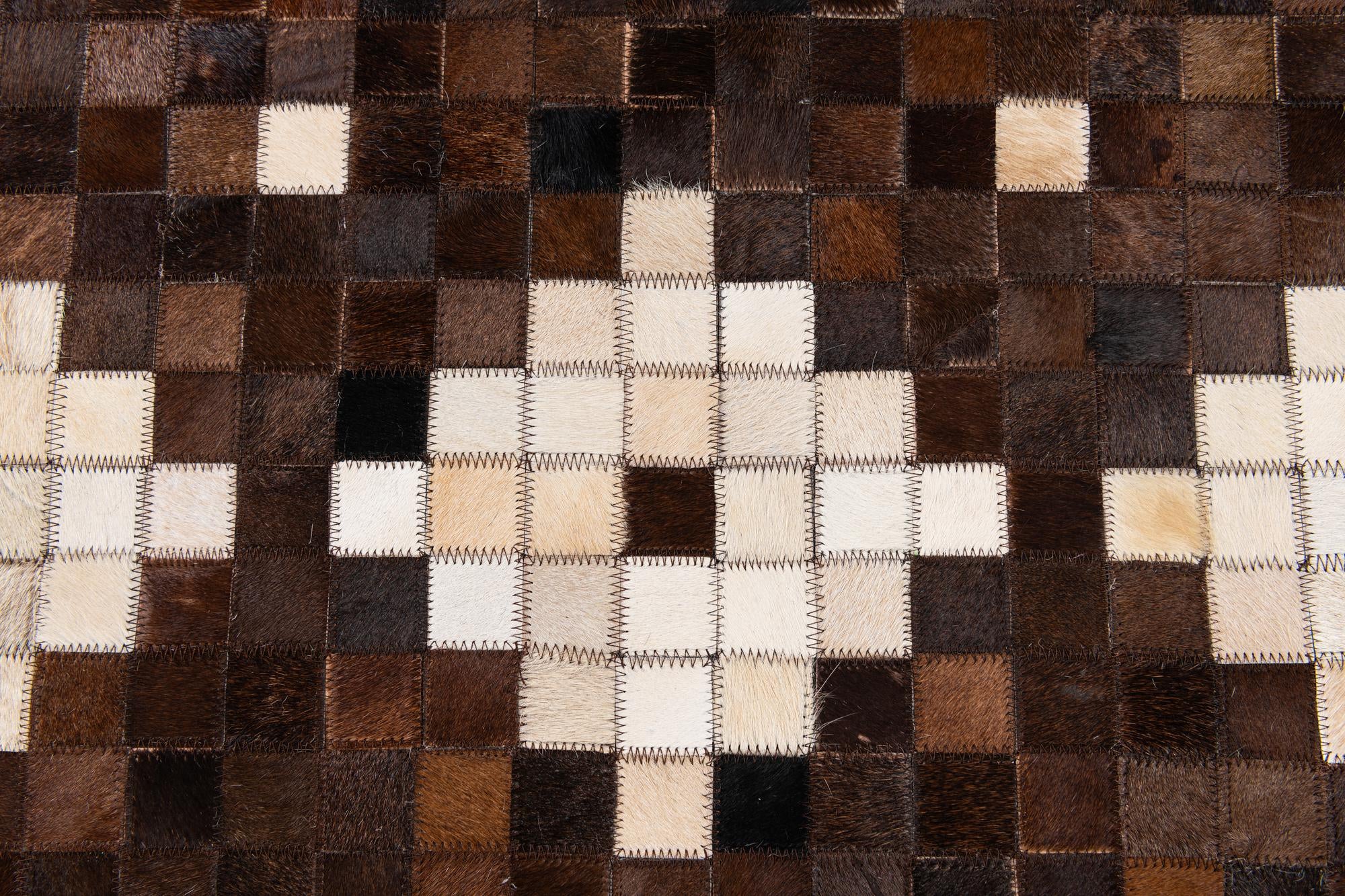 8' 1 x 10' Cowhide Stocks Rug