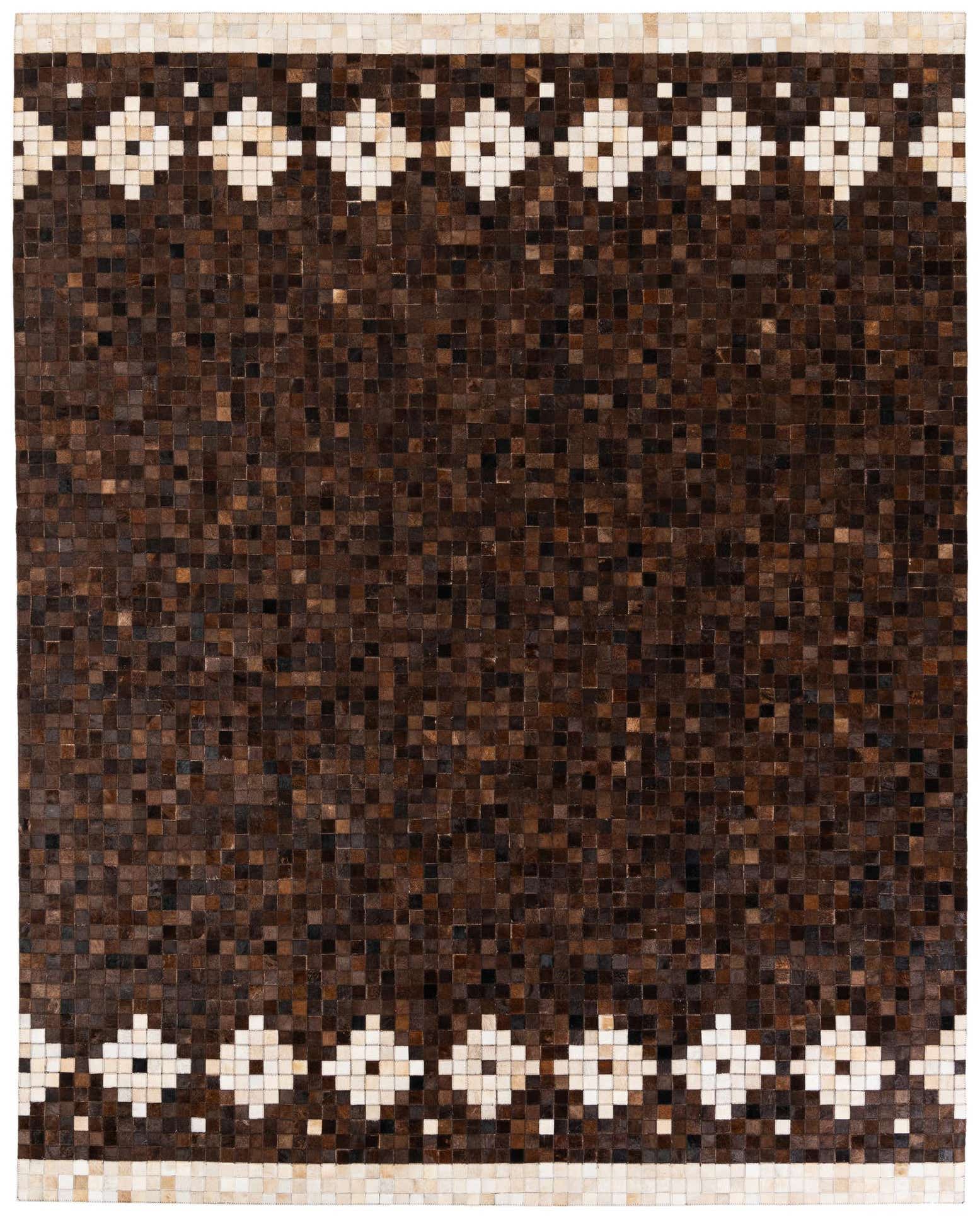 8' 1 x 10' Cowhide Stocks Rug
