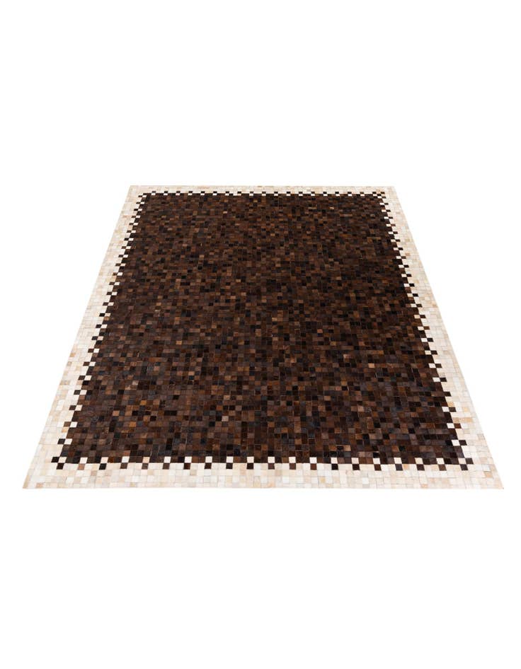 Detail image of 8' 2 x 10' 1 Cowhide Stocks Rug