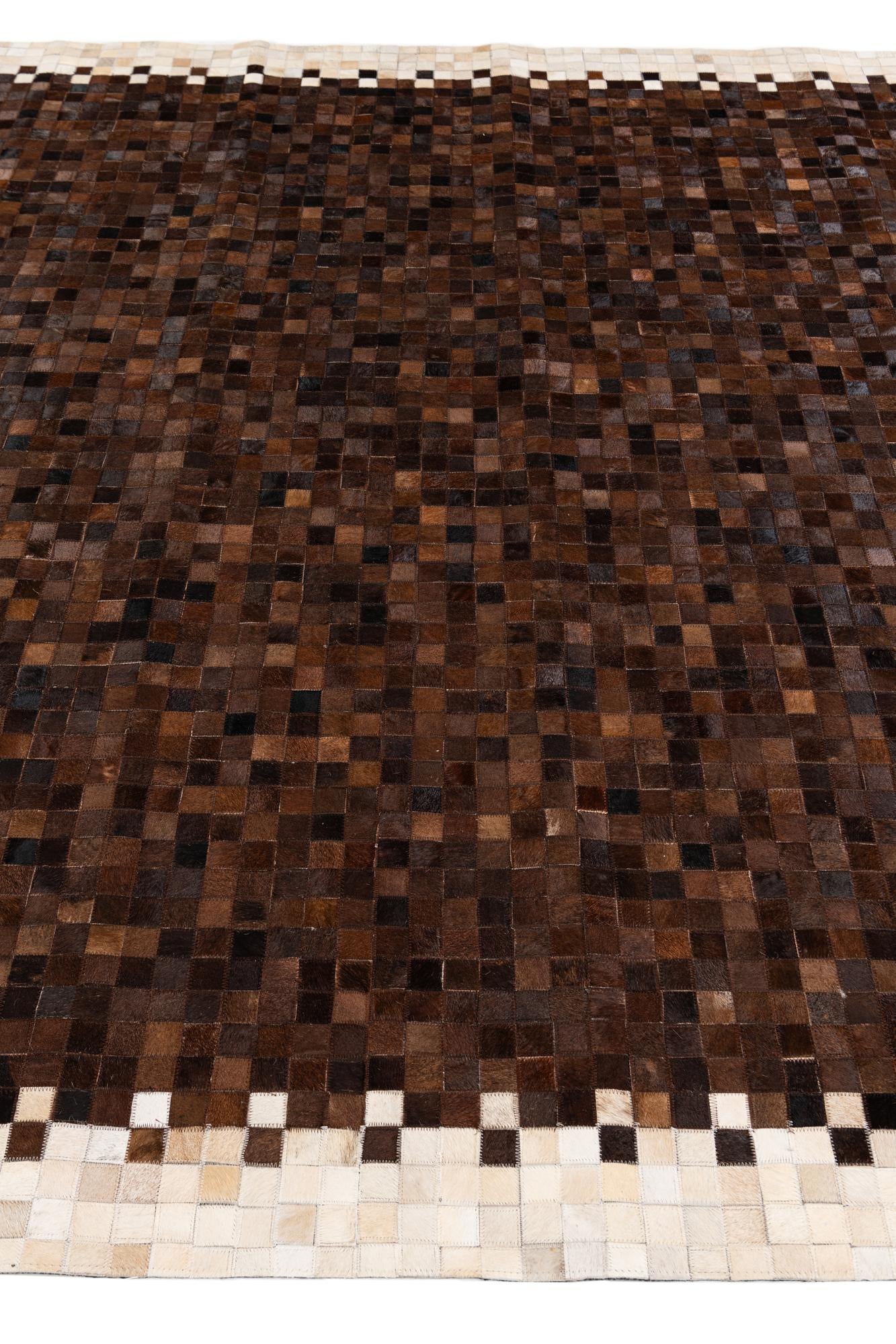 8' 2 x 10' 1 Cowhide Stocks Rug