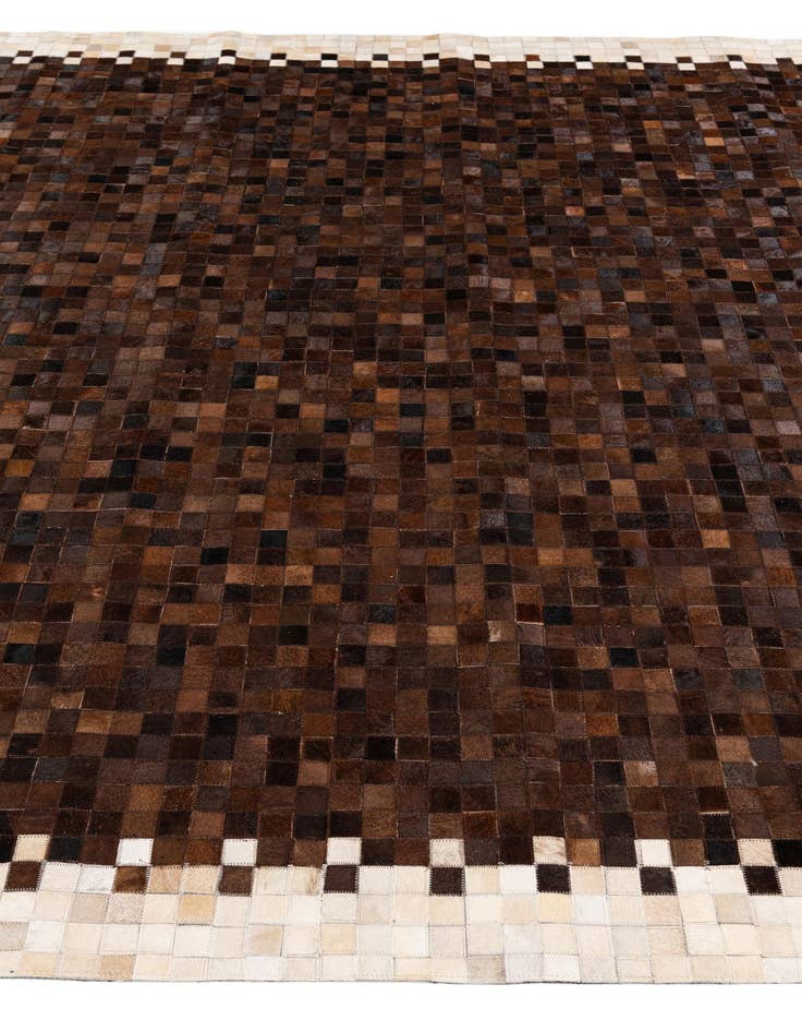 Detail image of 8' 2 x 10' 1 Cowhide Stocks Rug