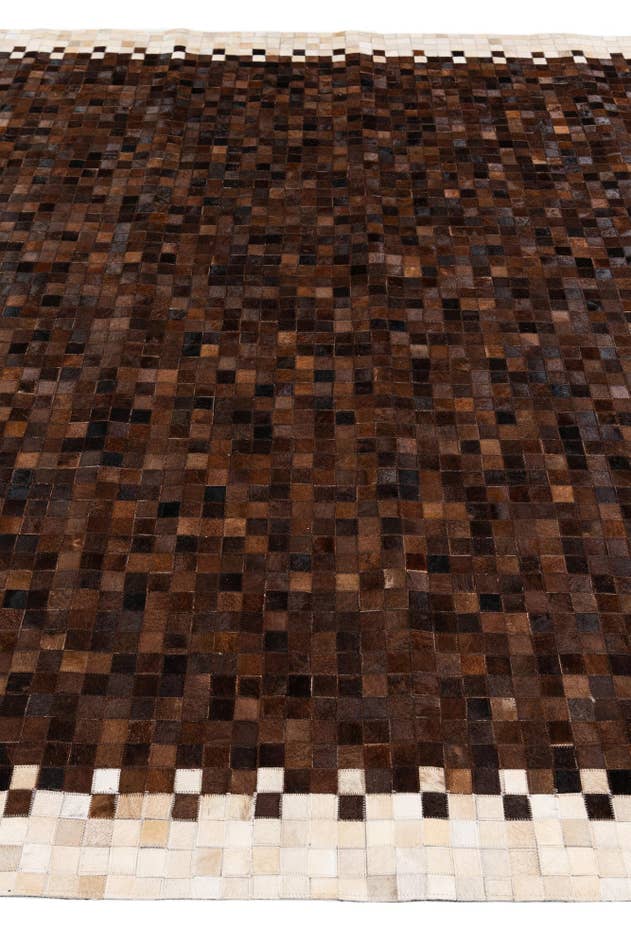 Detail image of 8' 2 x 10' 1 Cowhide Stocks Rug
