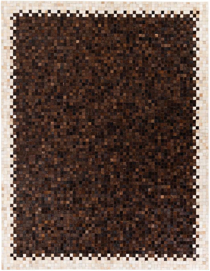 Detail image of 8' 2 x 10' 1 Cowhide Stocks Rug