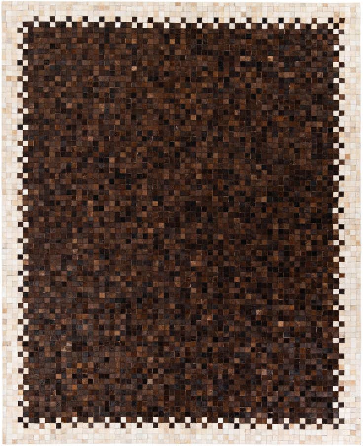 Detail image of 8' 2 x 10' 1 Cowhide Stocks Rug