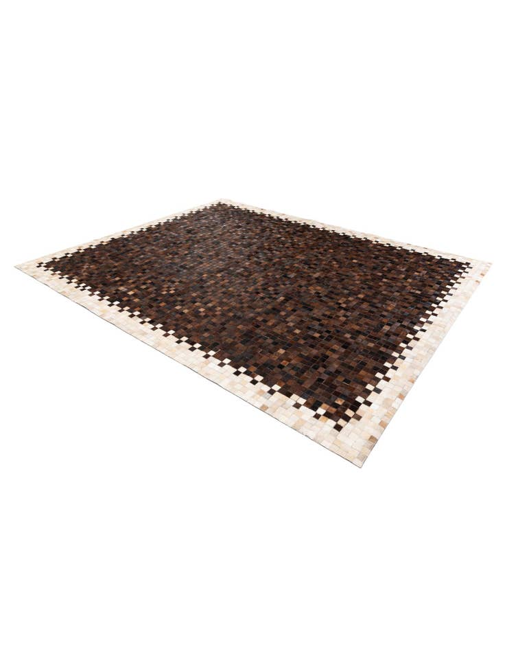Detail image of 8' 1 x 9' 10 Cowhide Stocks Rug