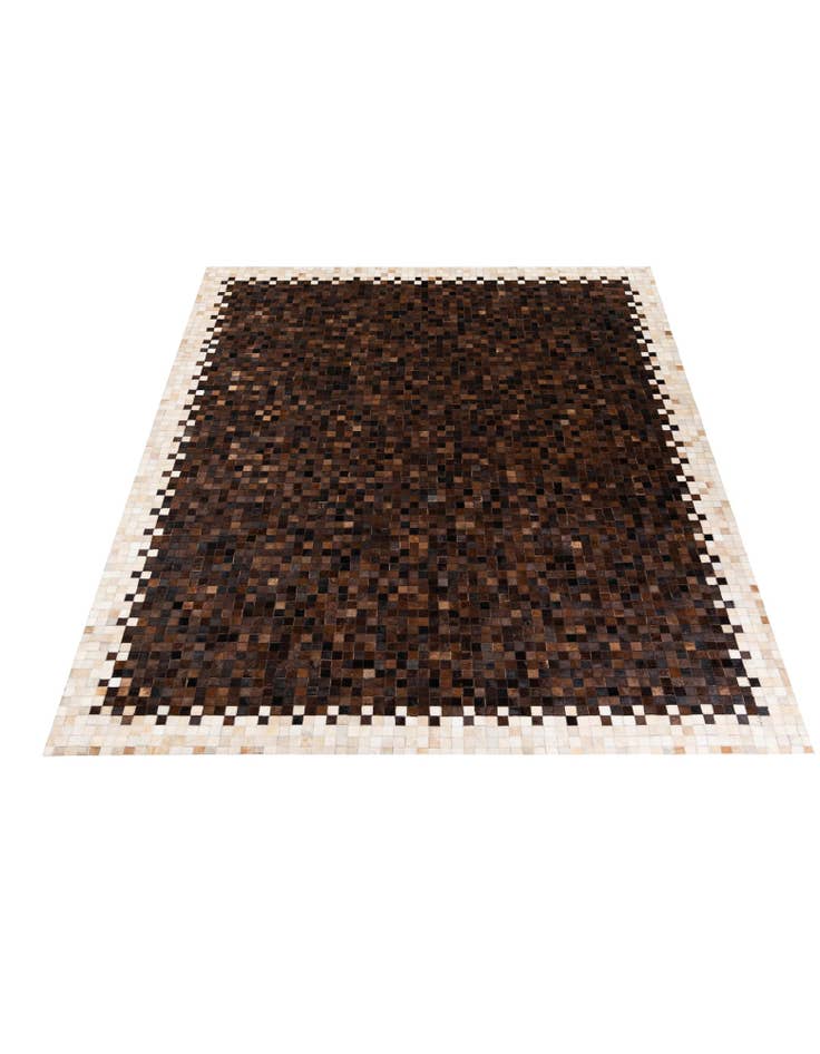 Detail image of 8' 1 x 9' 10 Cowhide Stocks Rug