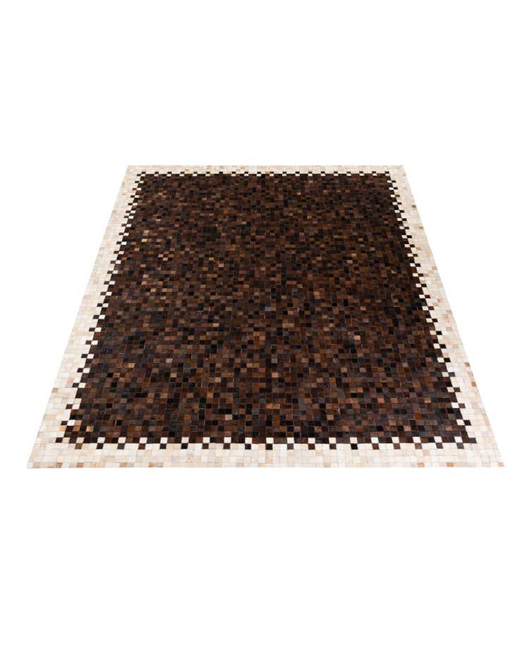 8' 1 x 9' 10 Cowhide Stocks Rug