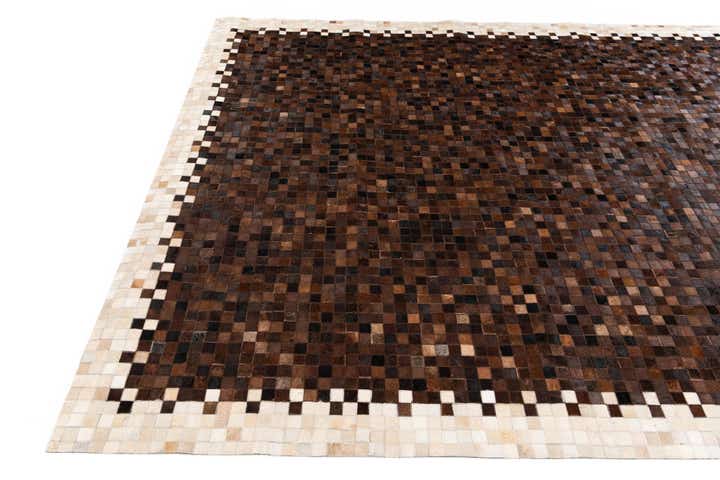 8' 1 x 9' 10 Cowhide Stocks Rug
