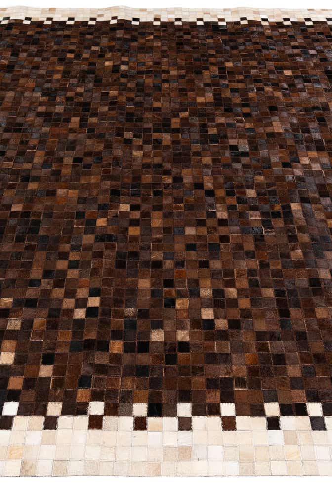 8' 1 x 9' 10 Cowhide Stocks Rug