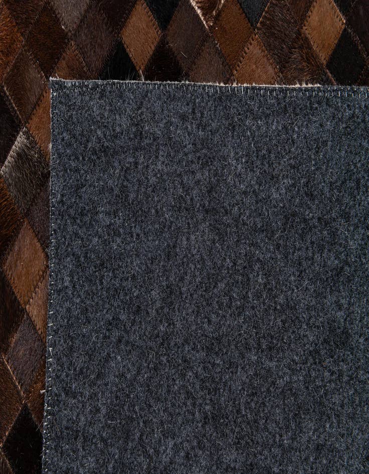 Detail image of 8' 1 x 9' 10 Cowhide Stocks Rug