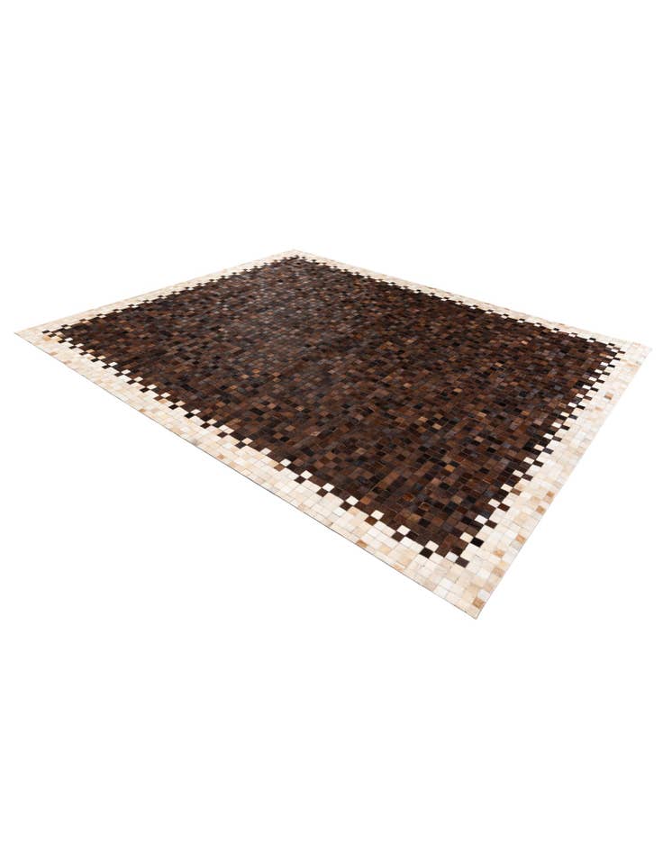 Detail image of 8' 2 x 9' 10 Cowhide Stocks Rug