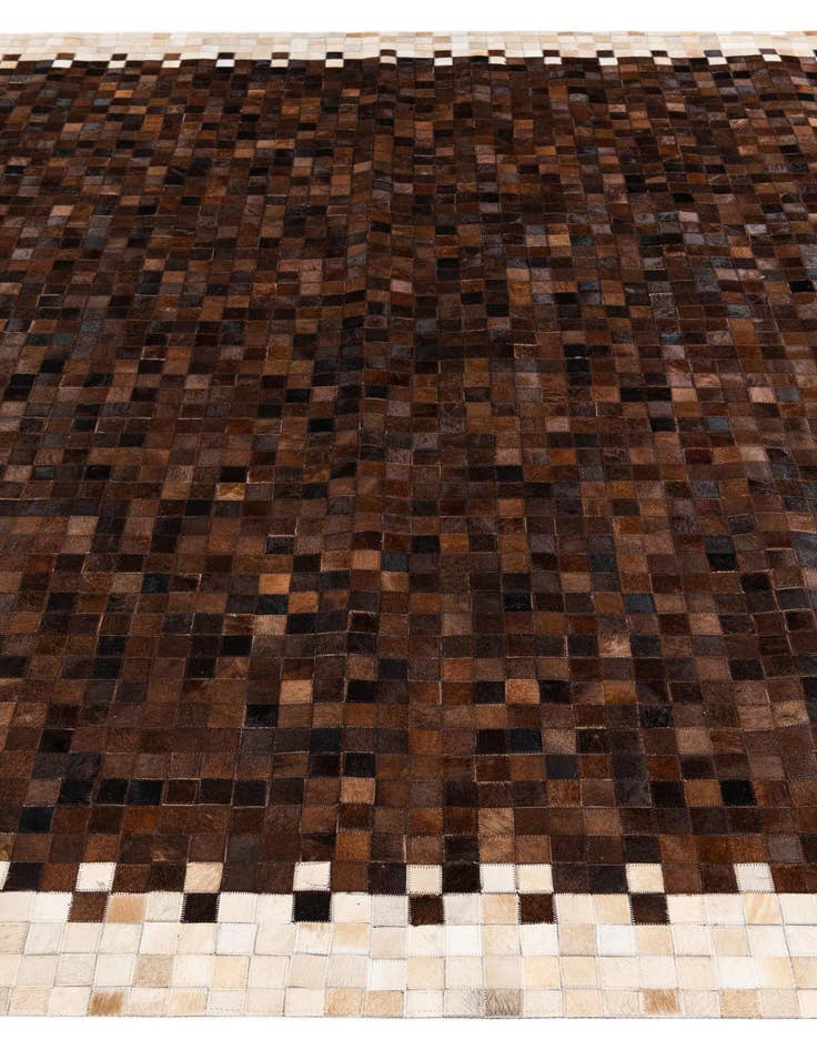 Detail image of 8' 2 x 9' 10 Cowhide Stocks Rug