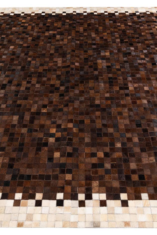 Detail image of 8' 2 x 9' 10 Cowhide Stocks Rug