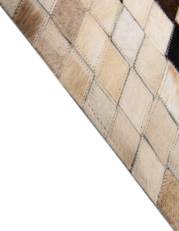 Detail image of 8' 2 x 9' 10 Cowhide Stocks Rug