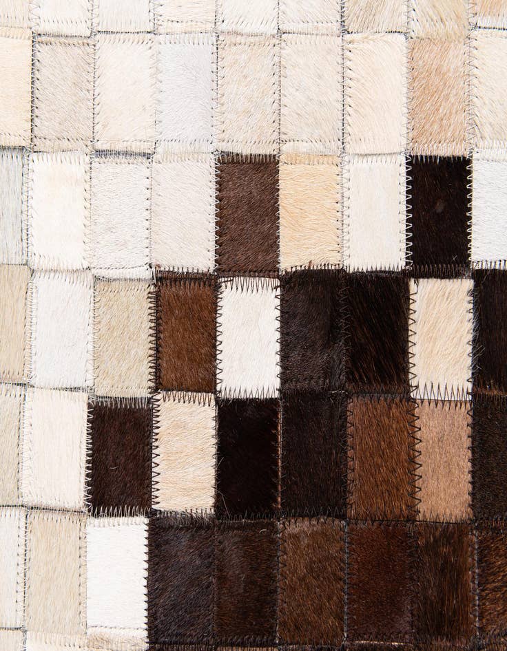 Detail image of 8' 2 x 9' 10 Cowhide Stocks Rug