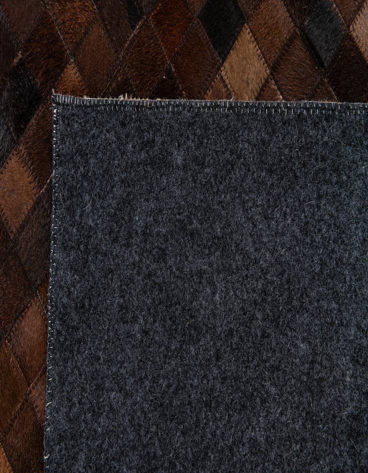 Detail image of 8' 2 x 9' 10 Cowhide Stocks Rug