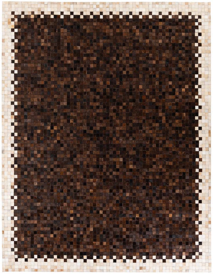 Detail image of 8' 2 x 9' 10 Cowhide Stocks Rug