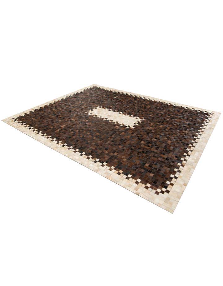8' x 9' 10 Cowhide Stocks Rug