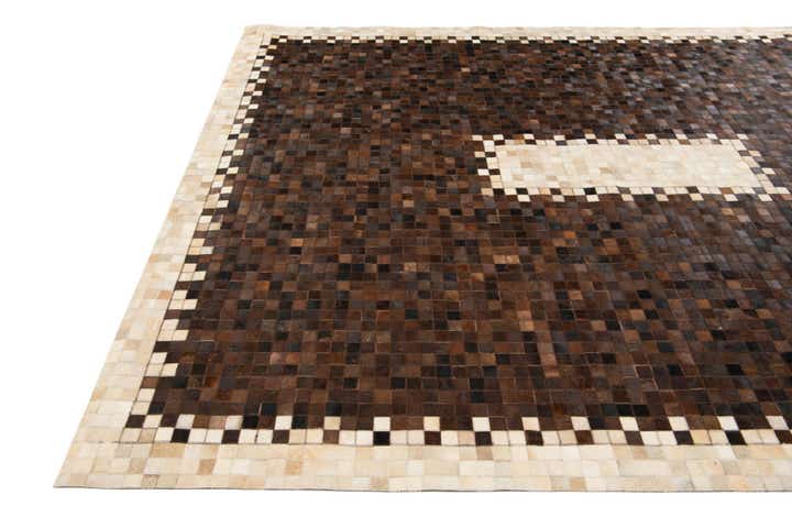 8' x 9' 10 Cowhide Stocks Rug