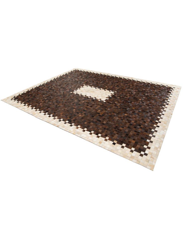 Detail image of 8' x 9' 10 Cowhide Stocks Rug