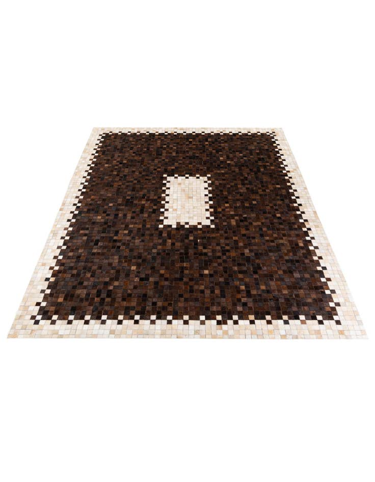 Detail image of 8' x 9' 10 Cowhide Stocks Rug