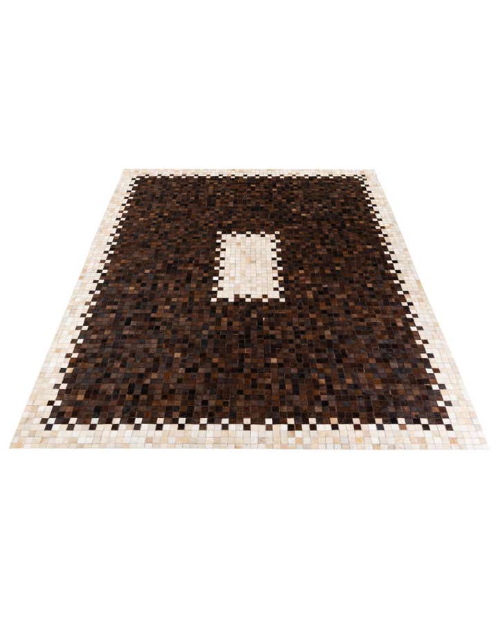 8' x 9' 10 Cowhide Stocks Rug