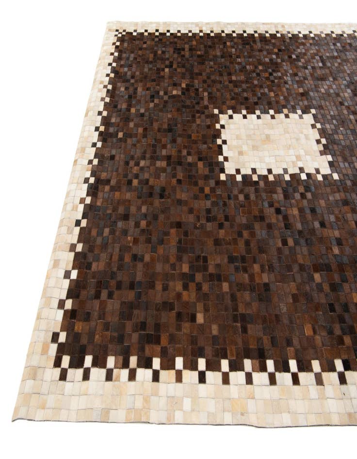 Detail image of 8' x 9' 10 Cowhide Stocks Rug