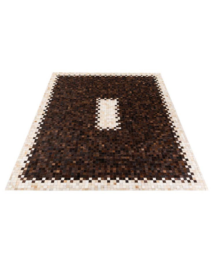 Detail image of 8' 2 x 9' 11 Cowhide Stocks Rug