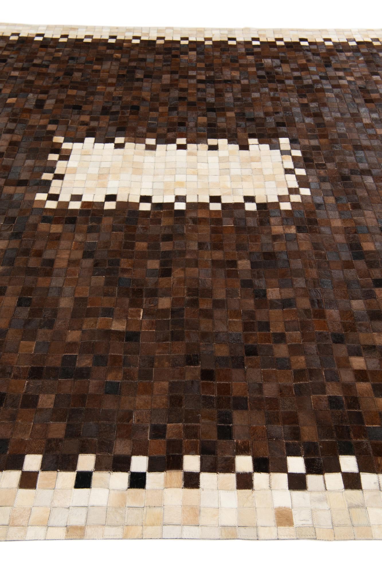 8' 2 x 9' 11 Cowhide Stocks Rug