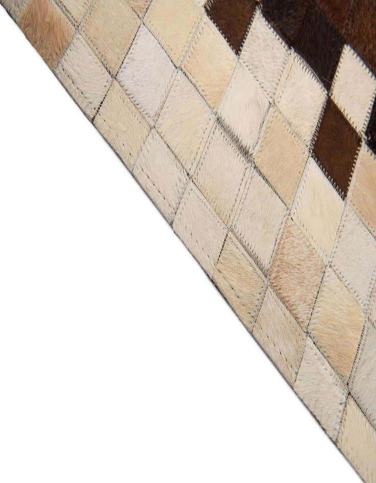 Detail image of 8' 2 x 9' 11 Cowhide Stocks Rug