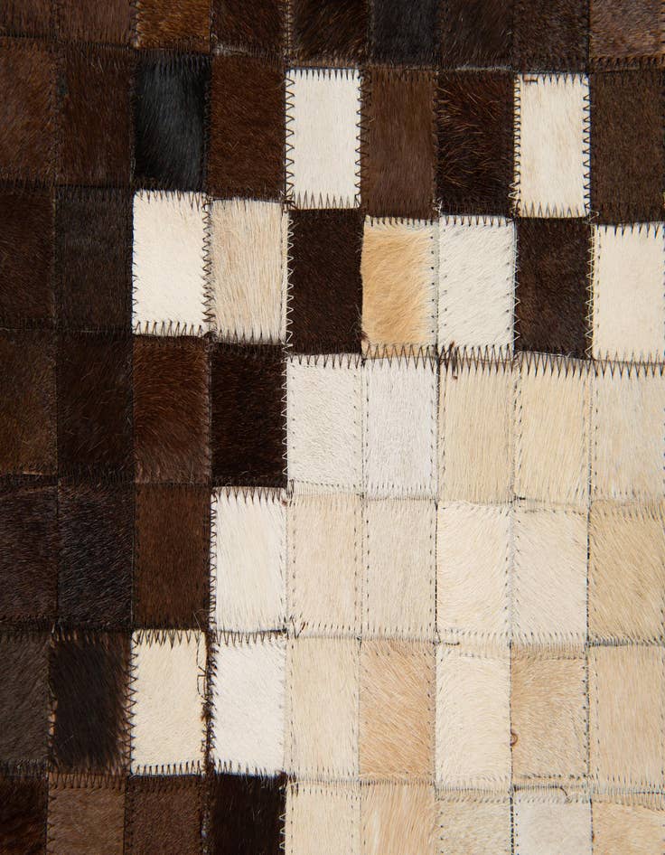Detail image of 8' 2 x 9' 11 Cowhide Stocks Rug