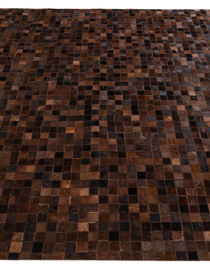 Detail image of 5' 11 x 9' Cowhide Stocks Rug