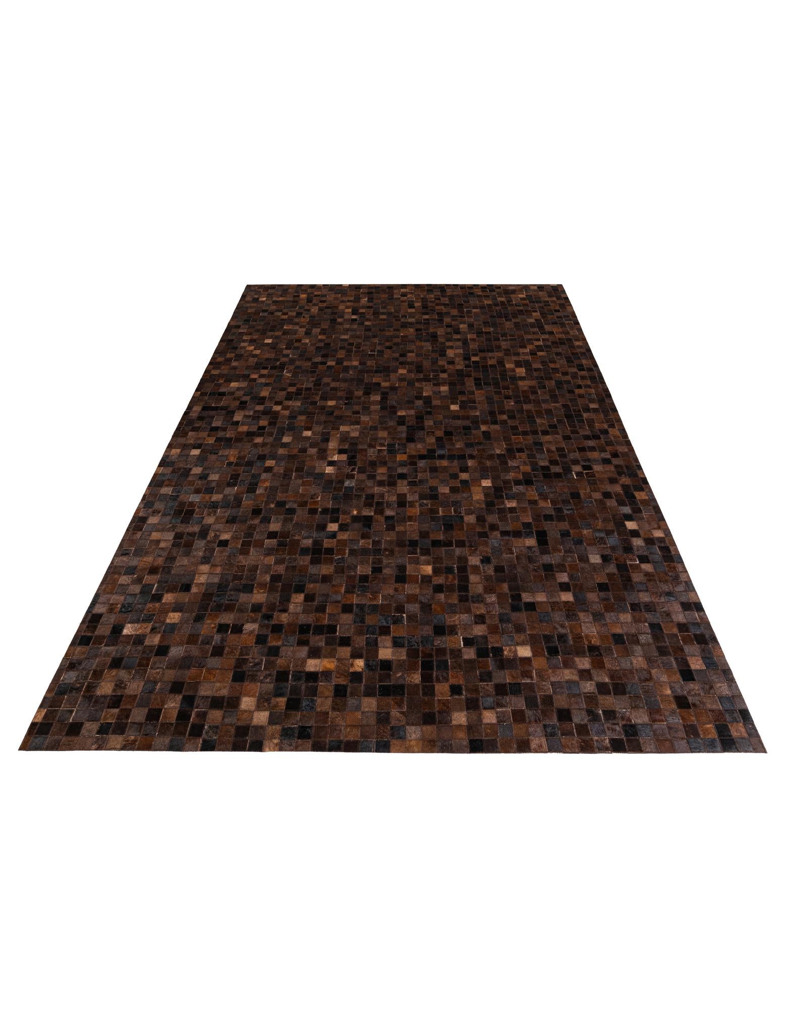 5' 11 x 9' Cowhide Stocks Rug
