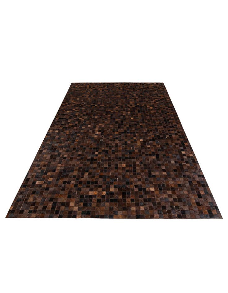 Detail image of 5' 11 x 9' Cowhide Stocks Rug
