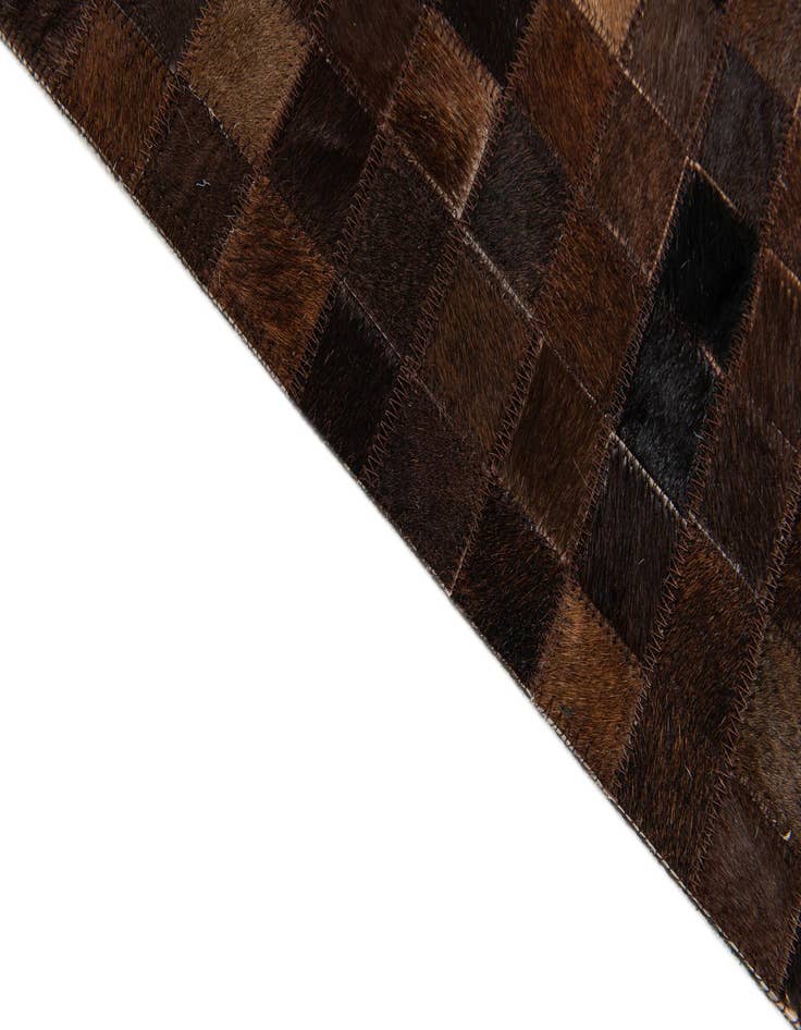 Detail image of 5' 11 x 9' Cowhide Stocks Rug