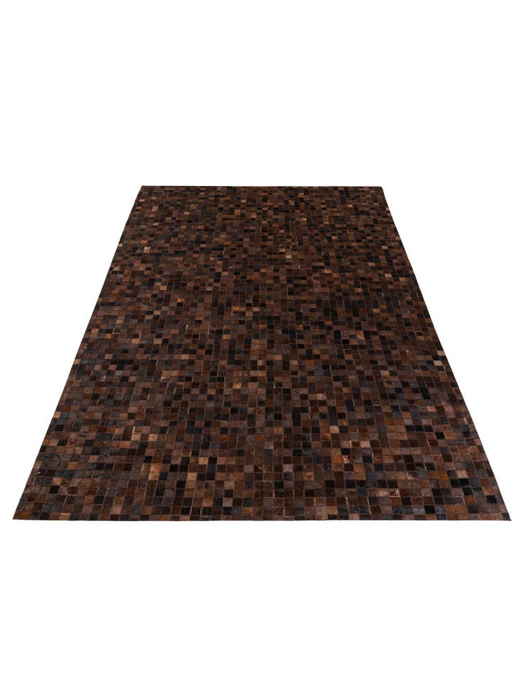 Detail image of 5' 11 x 8' 11 Cowhide Stocks Rug