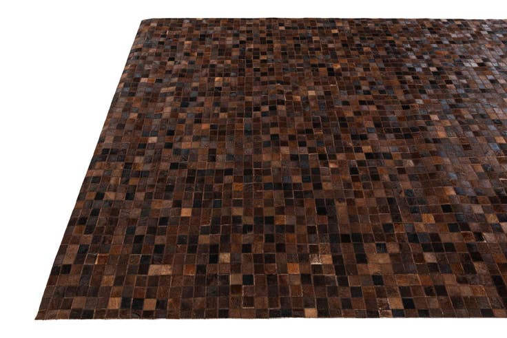 Detail image of 5' 11 x 8' 11 Cowhide Stocks Rug