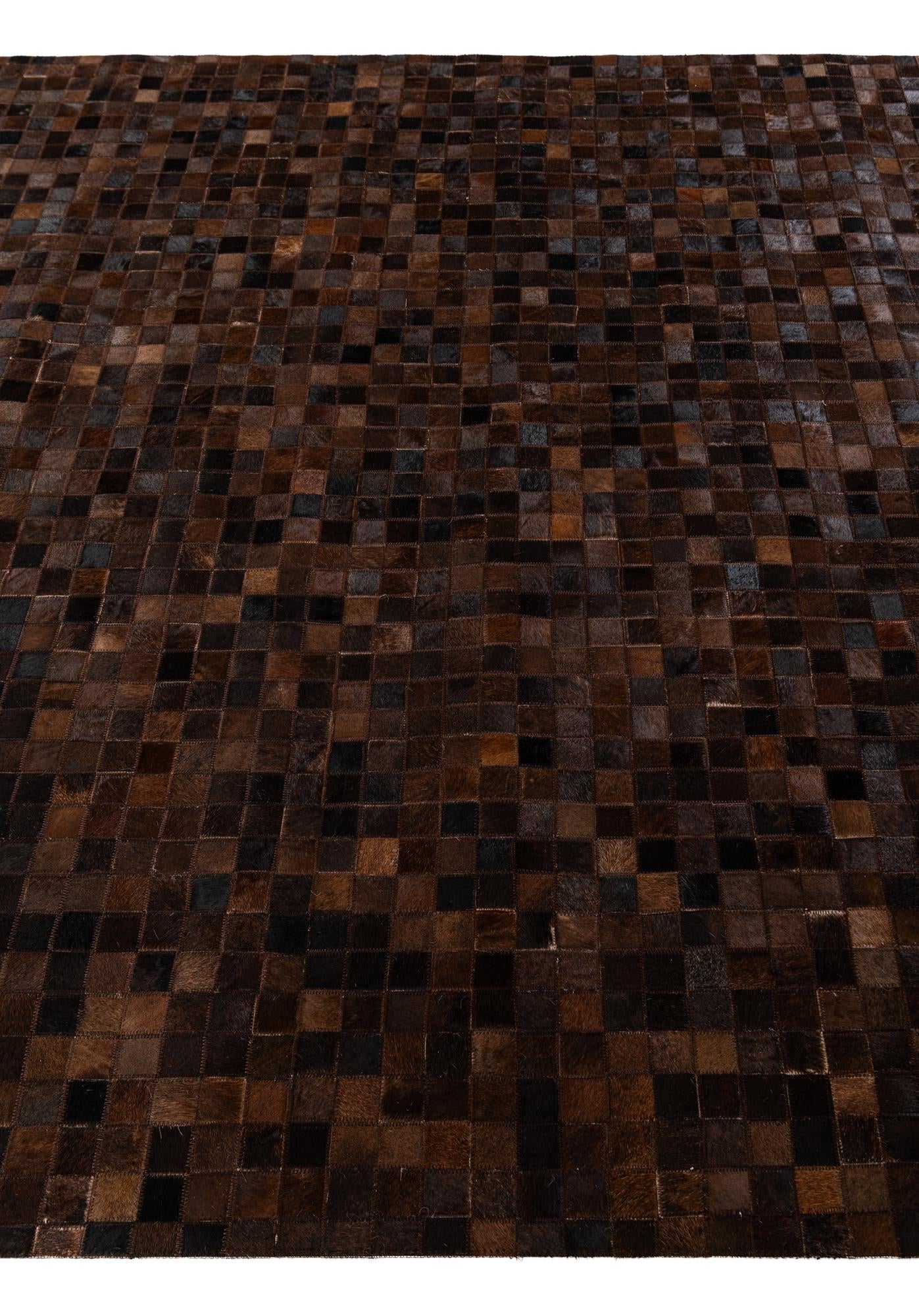 5' 11 x 8' 11 Cowhide Stocks Rug