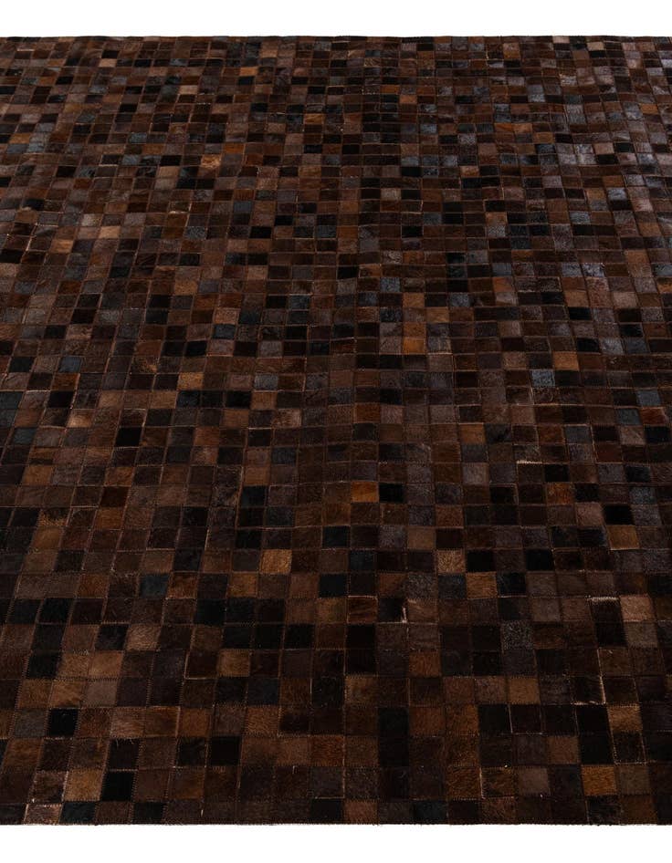 Detail image of 5' 11 x 8' 11 Cowhide Stocks Rug