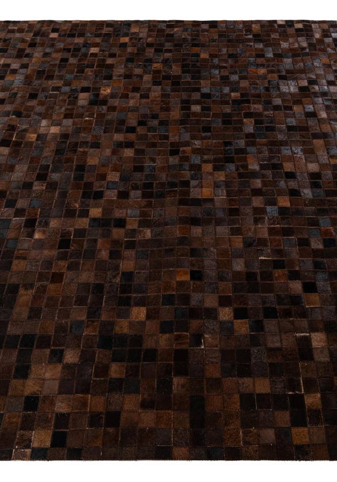 Detail image of 5' 11 x 8' 11 Cowhide Stocks Rug