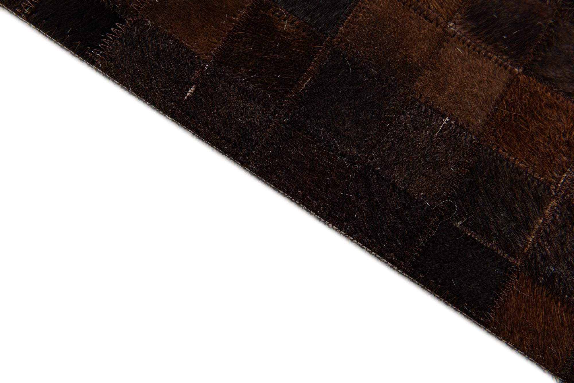 5' 11 x 8' 11 Cowhide Stocks Rug
