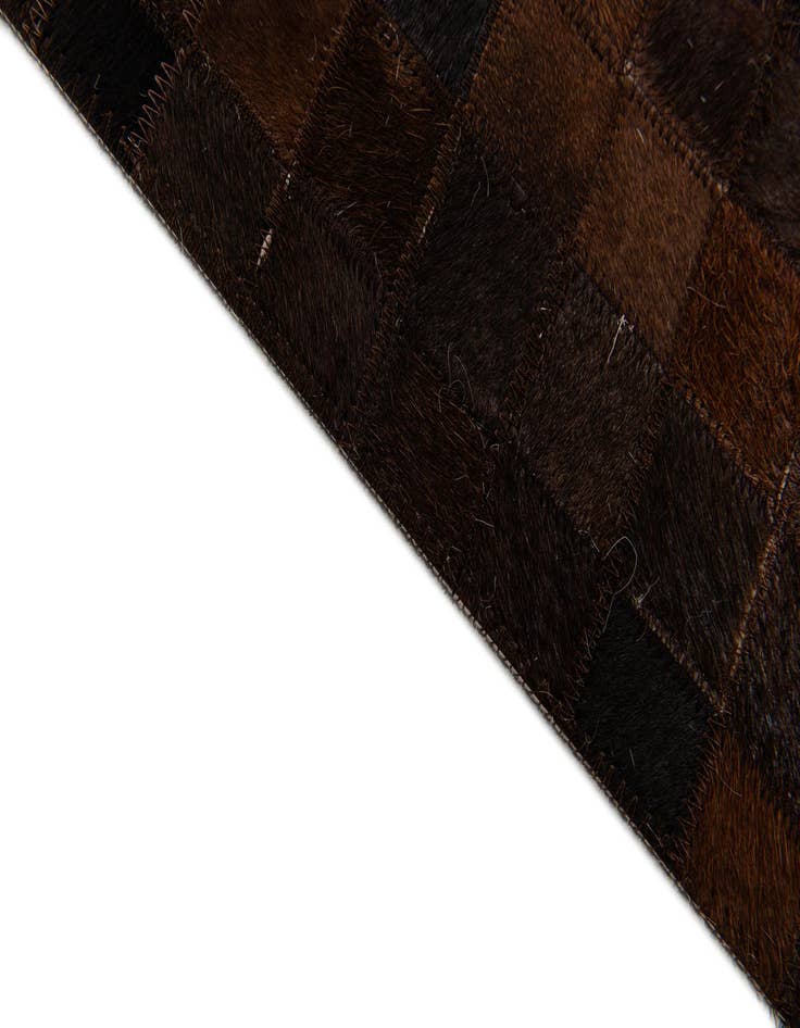 Detail image of 5' 11 x 8' 11 Cowhide Stocks Rug