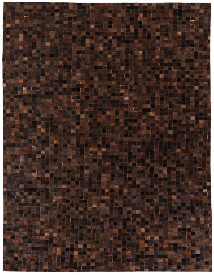 Detail image of 5' 11 x 8' 11 Cowhide Stocks Rug