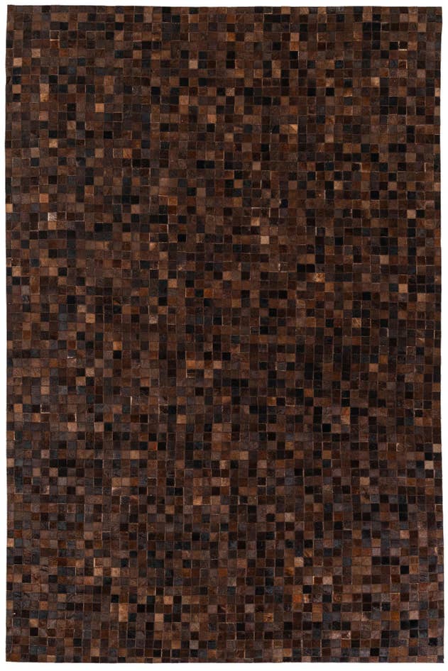 Detail image of 5' 11 x 8' 11 Cowhide Stocks Rug