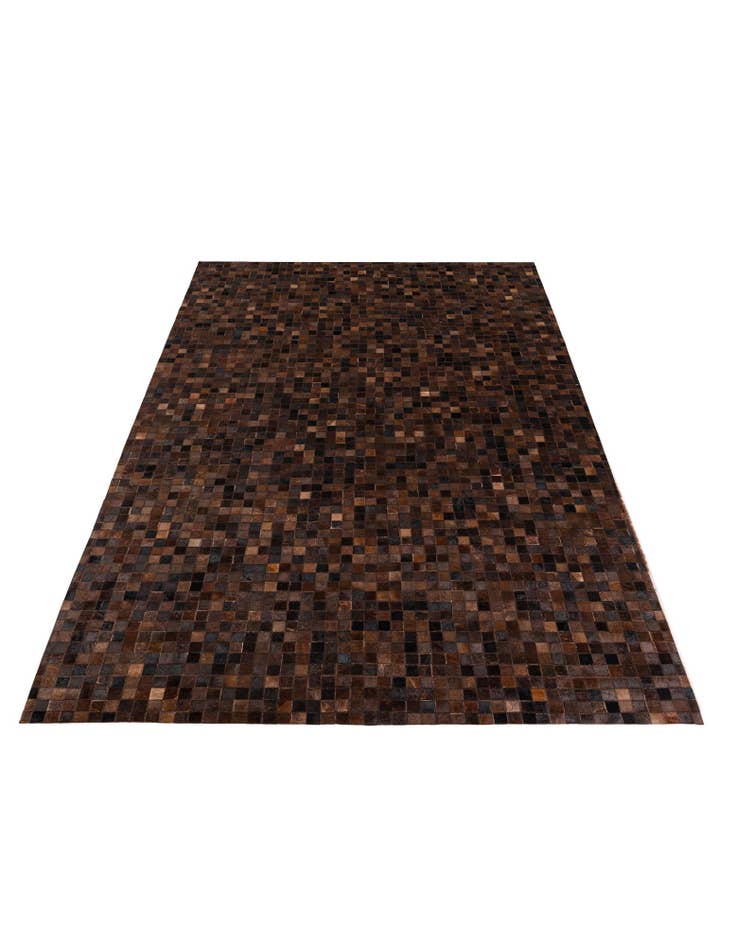 Detail image of 5' 11 x 8' 11 Cowhide Stocks Rug