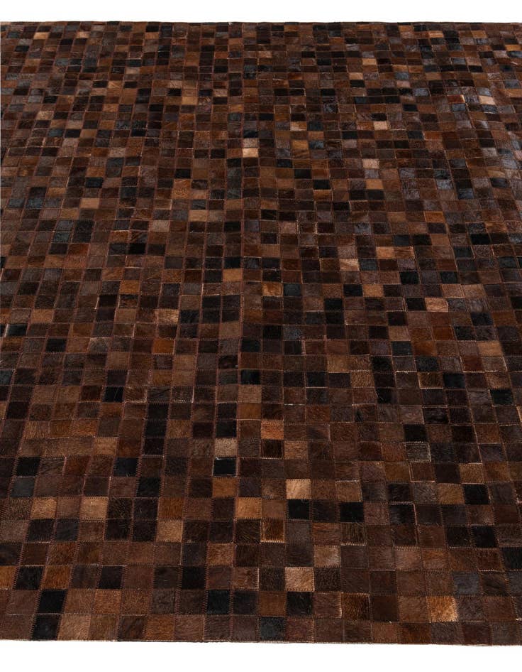 Detail image of 5' 11 x 8' 11 Cowhide Stocks Rug