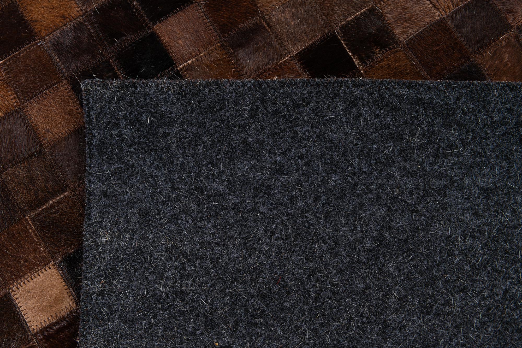 5' 11 x 8' 11 Cowhide Stocks Rug